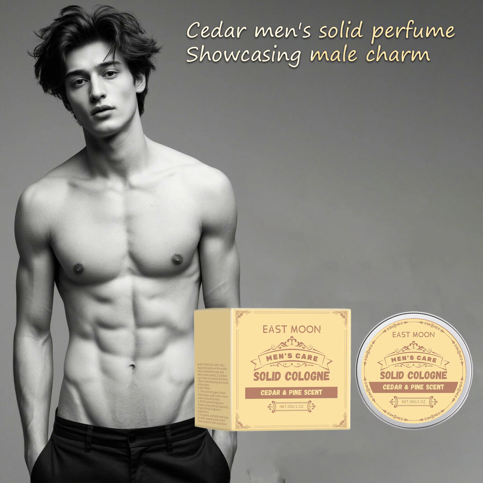 Perfume Fragrance List - Cedar Wood Men's Solid Cologne -