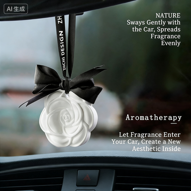 Perfume Gardenia Fragrance - Vehicle mounted solid fragrance, gardenia perfume
