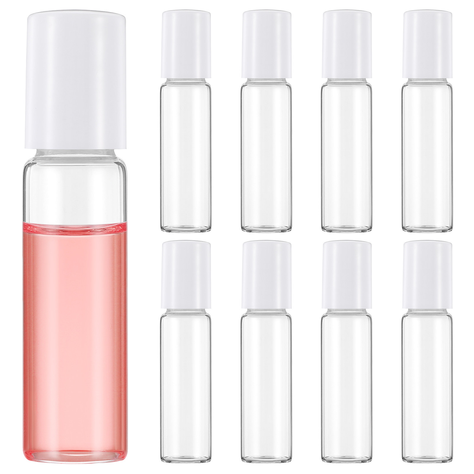 Perfume Refill Bottle - 12Pcs 10Ml Glass Roller Bottles Empty