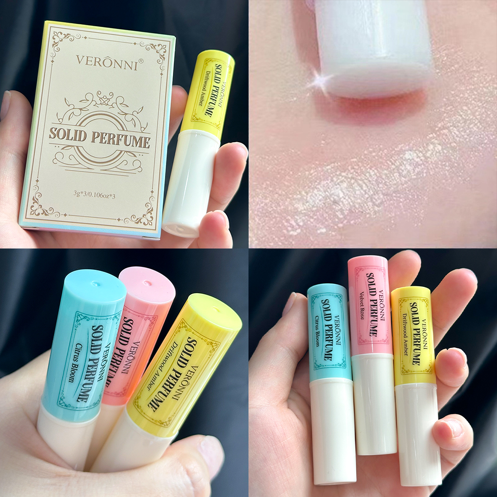 Cologne Solid Balm - VERONNI Solid Perfume Gift Set 3pcs