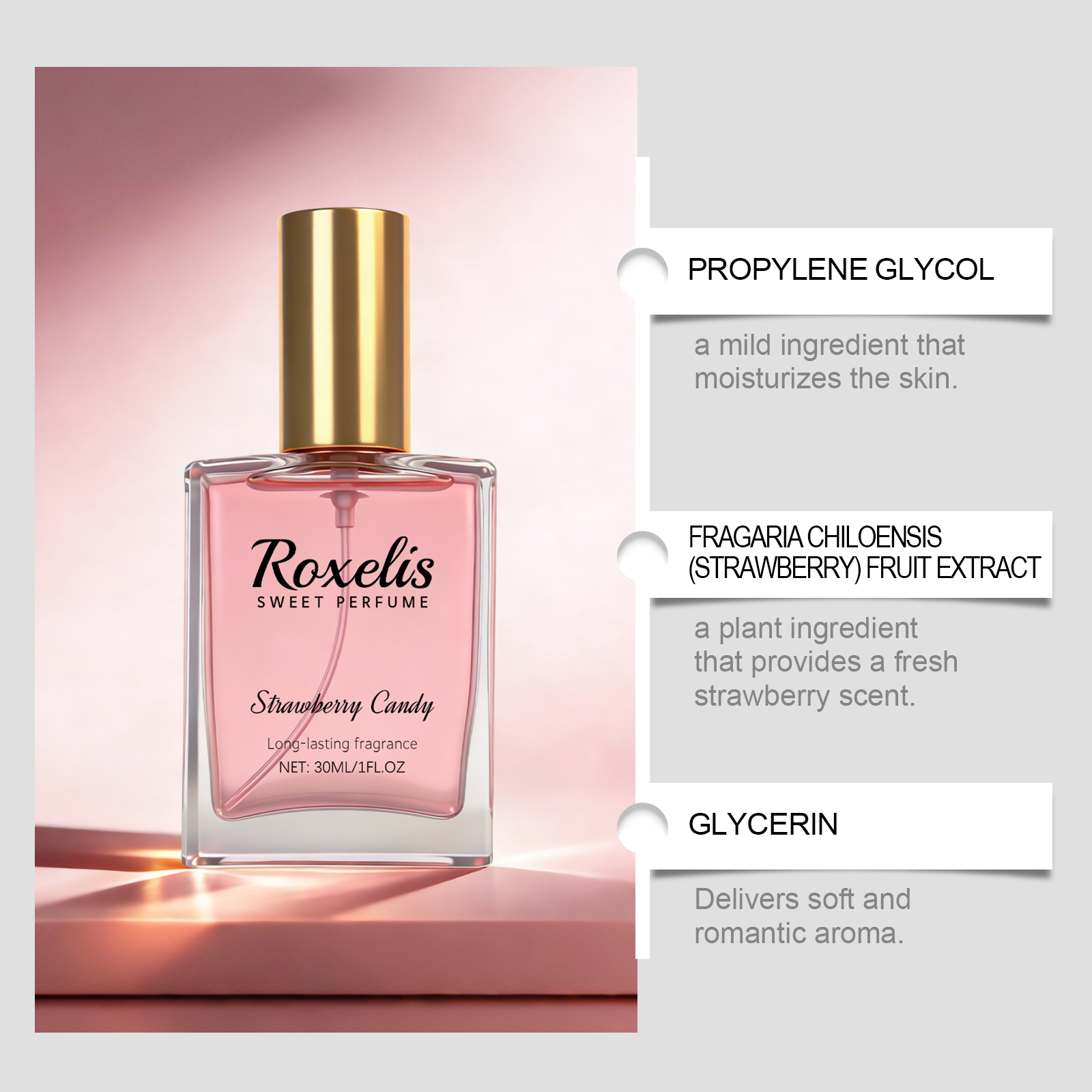 Strawberry Candy Sweet Fragran - đánh giá và giá Perfume Fragrance Perfume