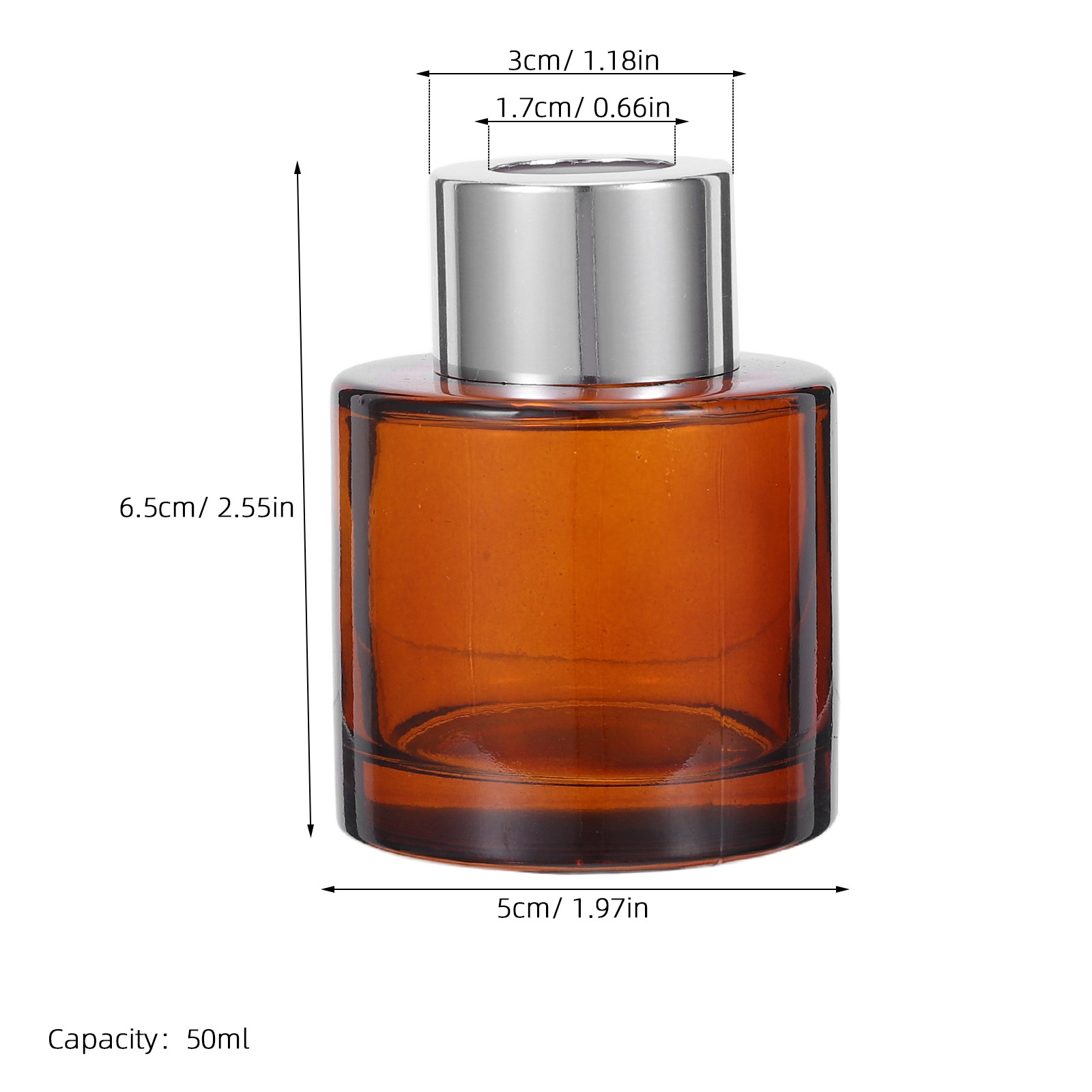 2Pcs 50Ml Cylindrical Glass Ar - đánh giá và giá Perfume Refill Bottle