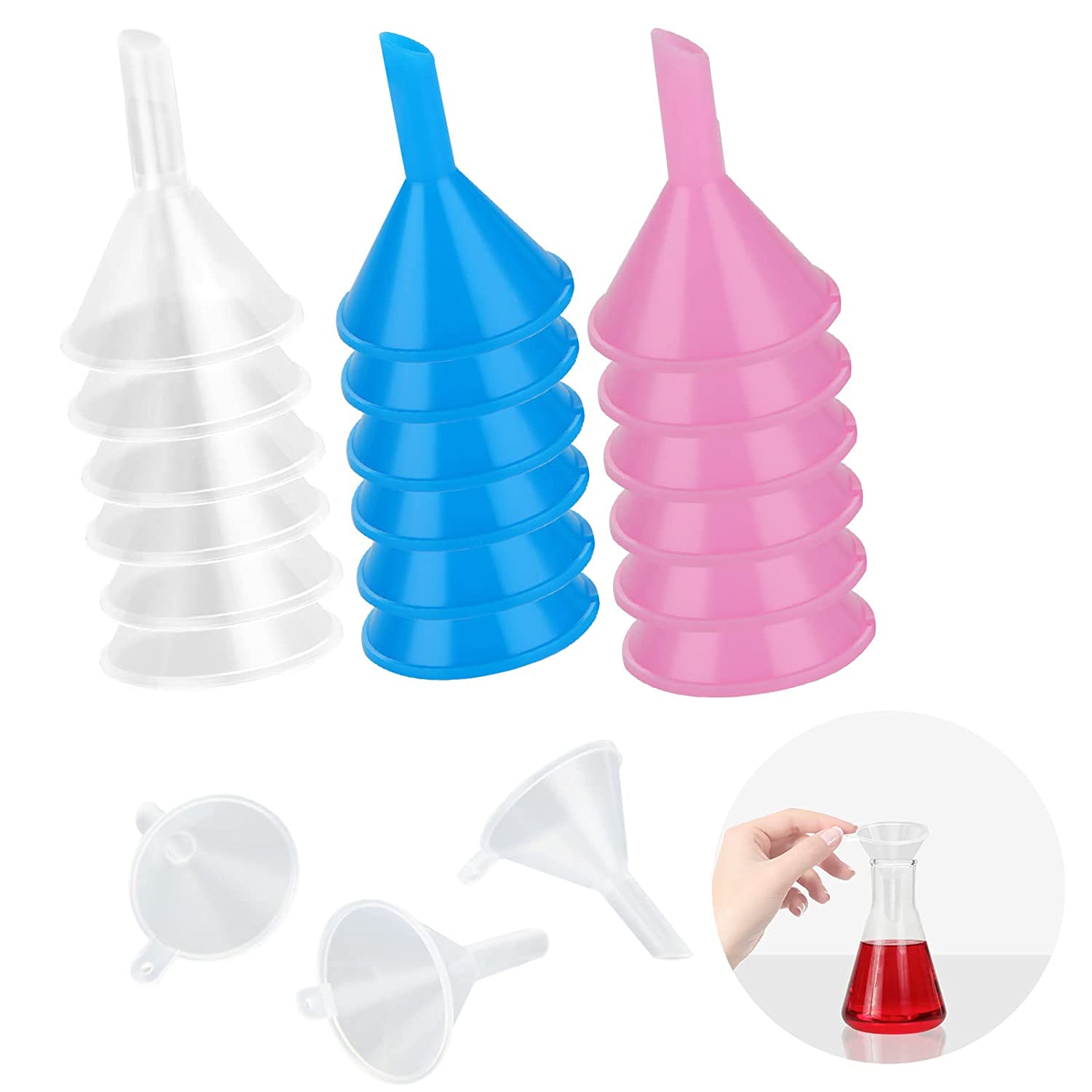 50Pcs Mini Clear Plastic Funne - đánh giá và giá Perfume Fragrance Lab