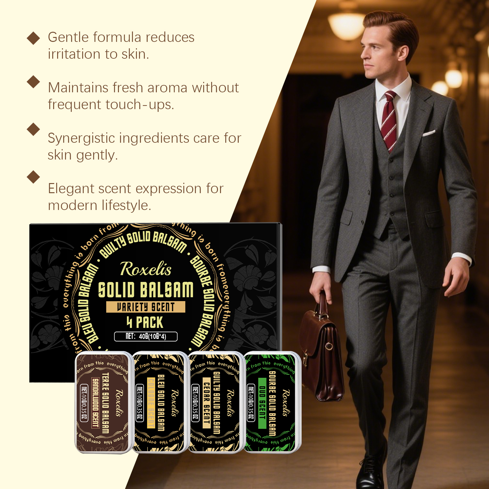 4In1 Classical Solid Cologne F - đánh giá và giá Cologne Solid Balm