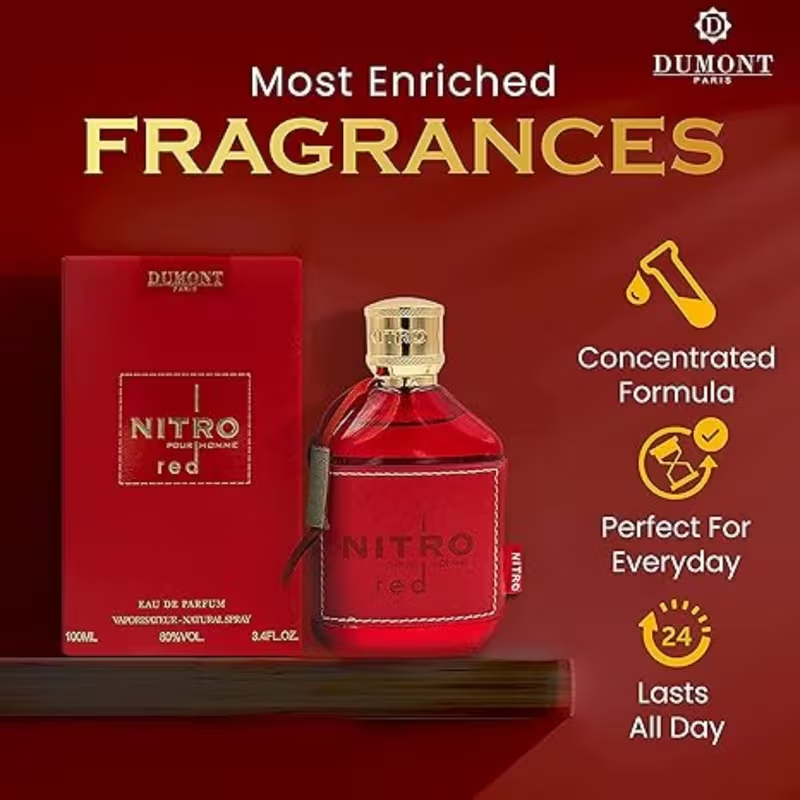 Dumont NITRO RED - 3.4oz - Eau - đánh giá và giá Perfume Fragrance Perfume