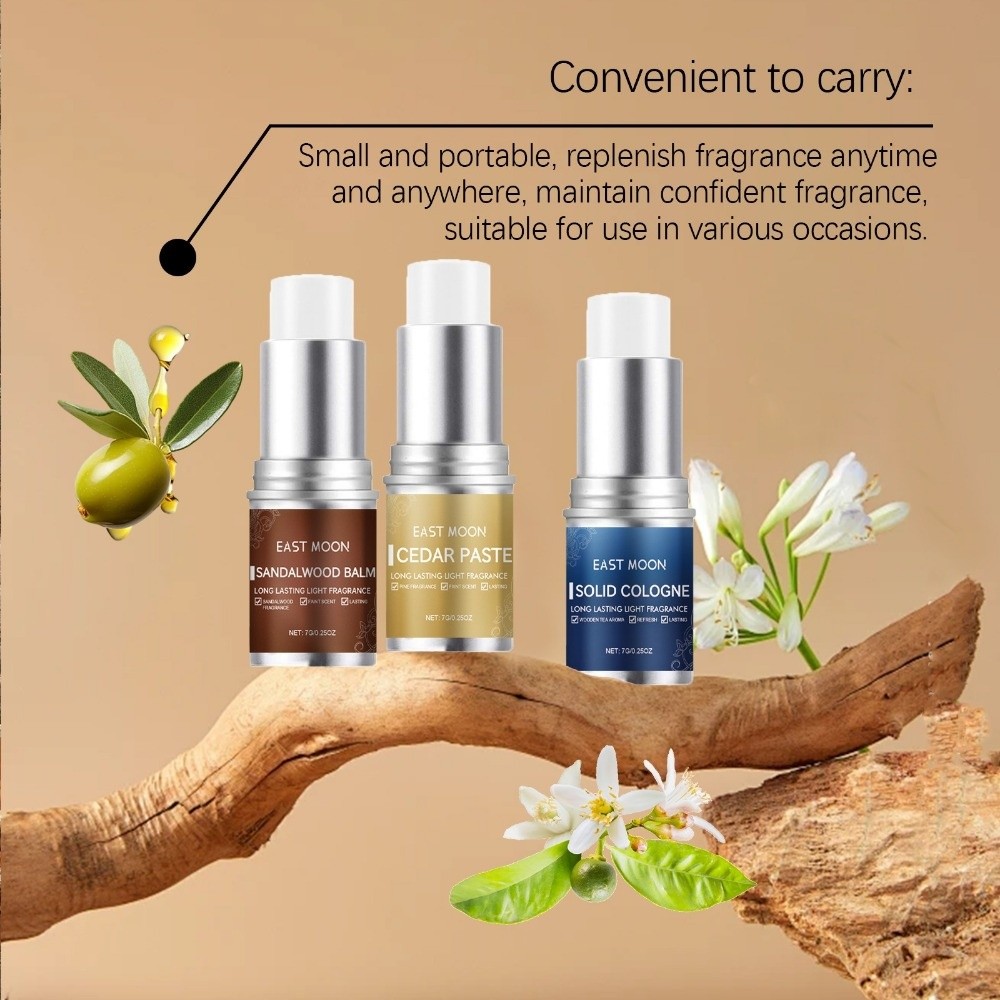 Natural EAST MOON Solid Perfum - đánh giá và giá Cologne Solid Balm