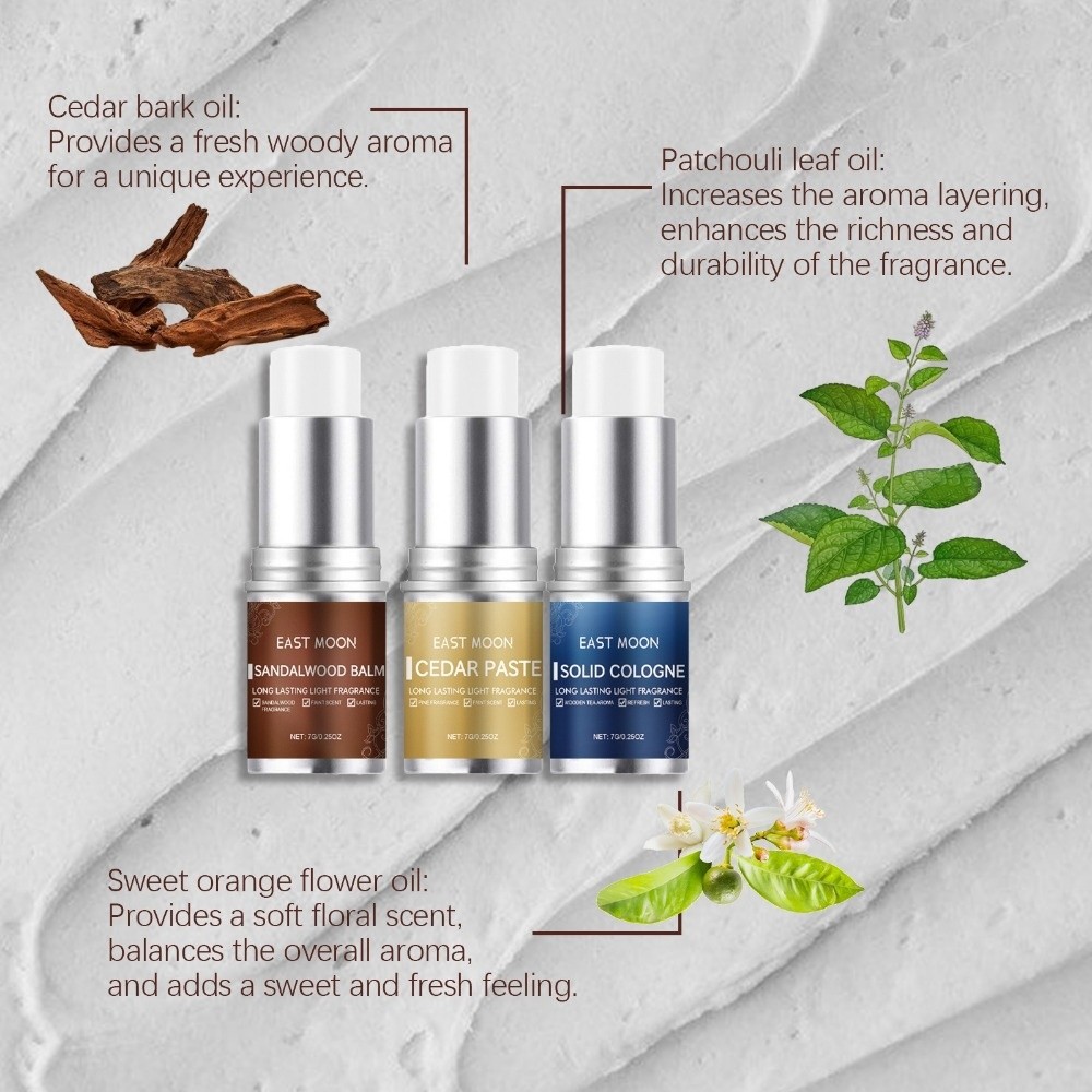 Natural EAST MOON Solid Perfum - đánh giá và giá Cologne Solid Balm