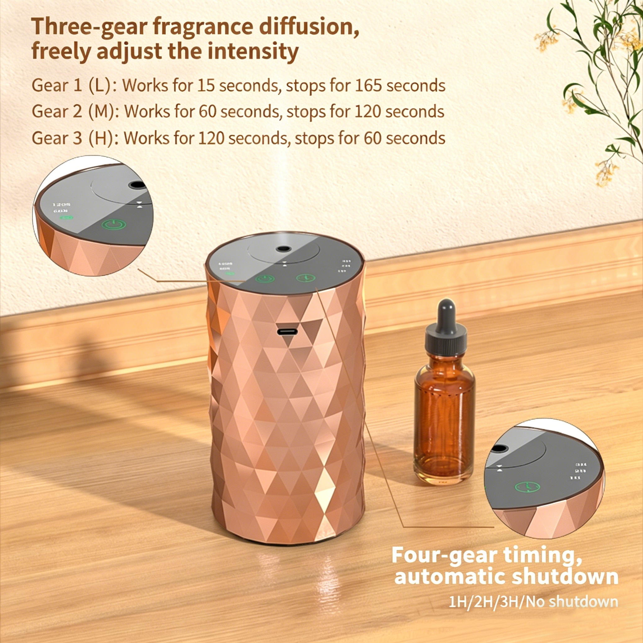 Waterless Essential Oil Diffus - đánh giá và giá Perfume Home Fragrance