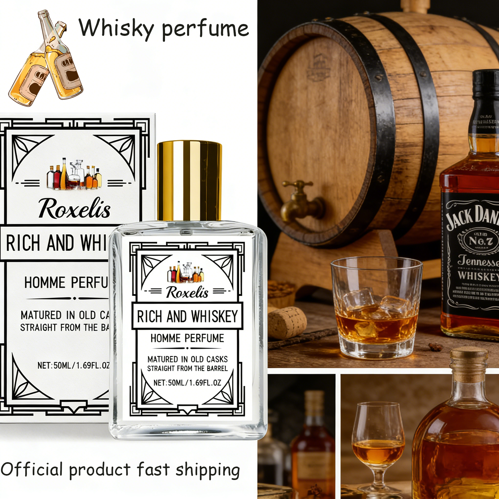 Roxelis 50ml Charm Whisky Men' - đánh giá và giá Perfume Fragrance Perfume