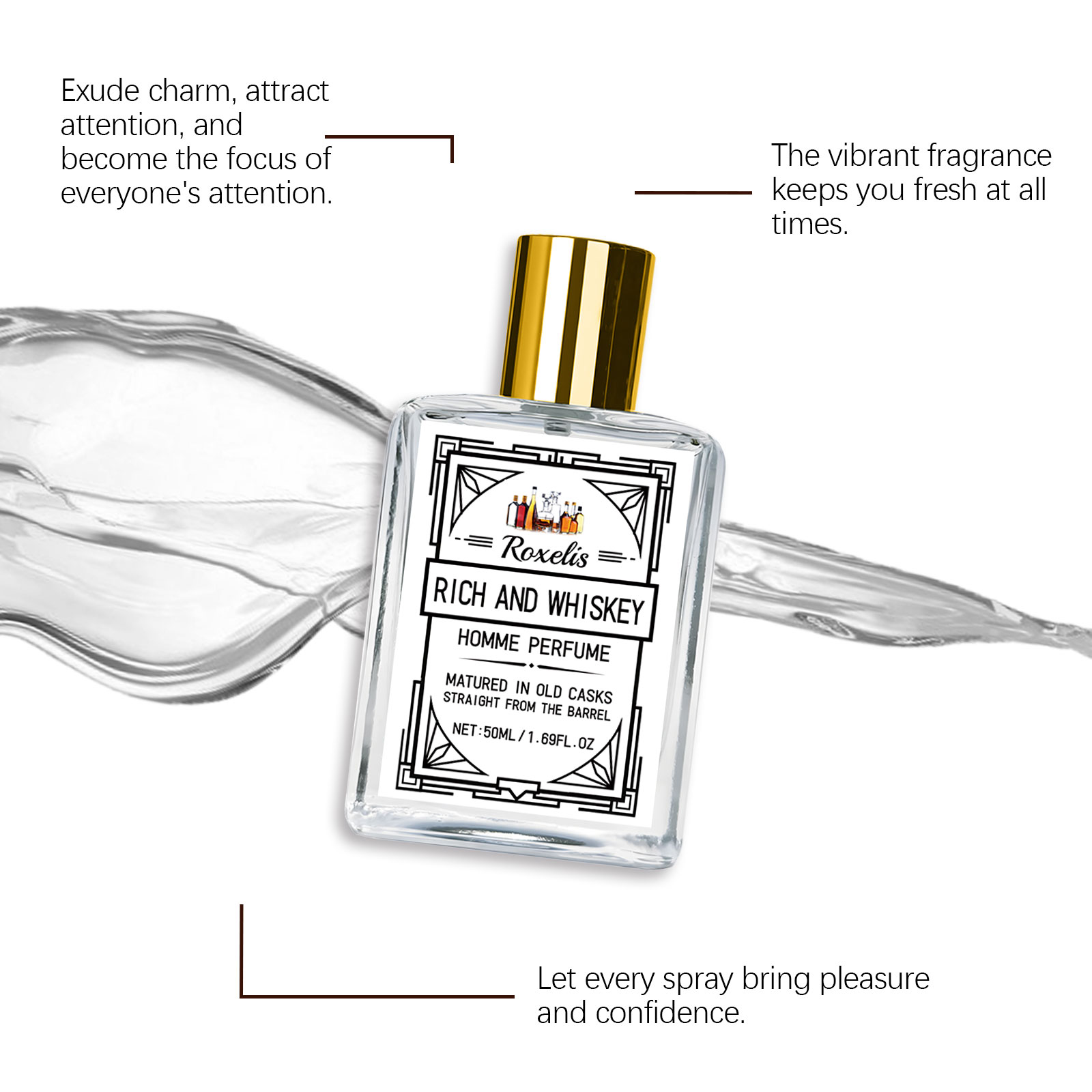 Roxelis 50ml Charm Whisky Men' - đánh giá và giá Perfume Fragrance Perfume