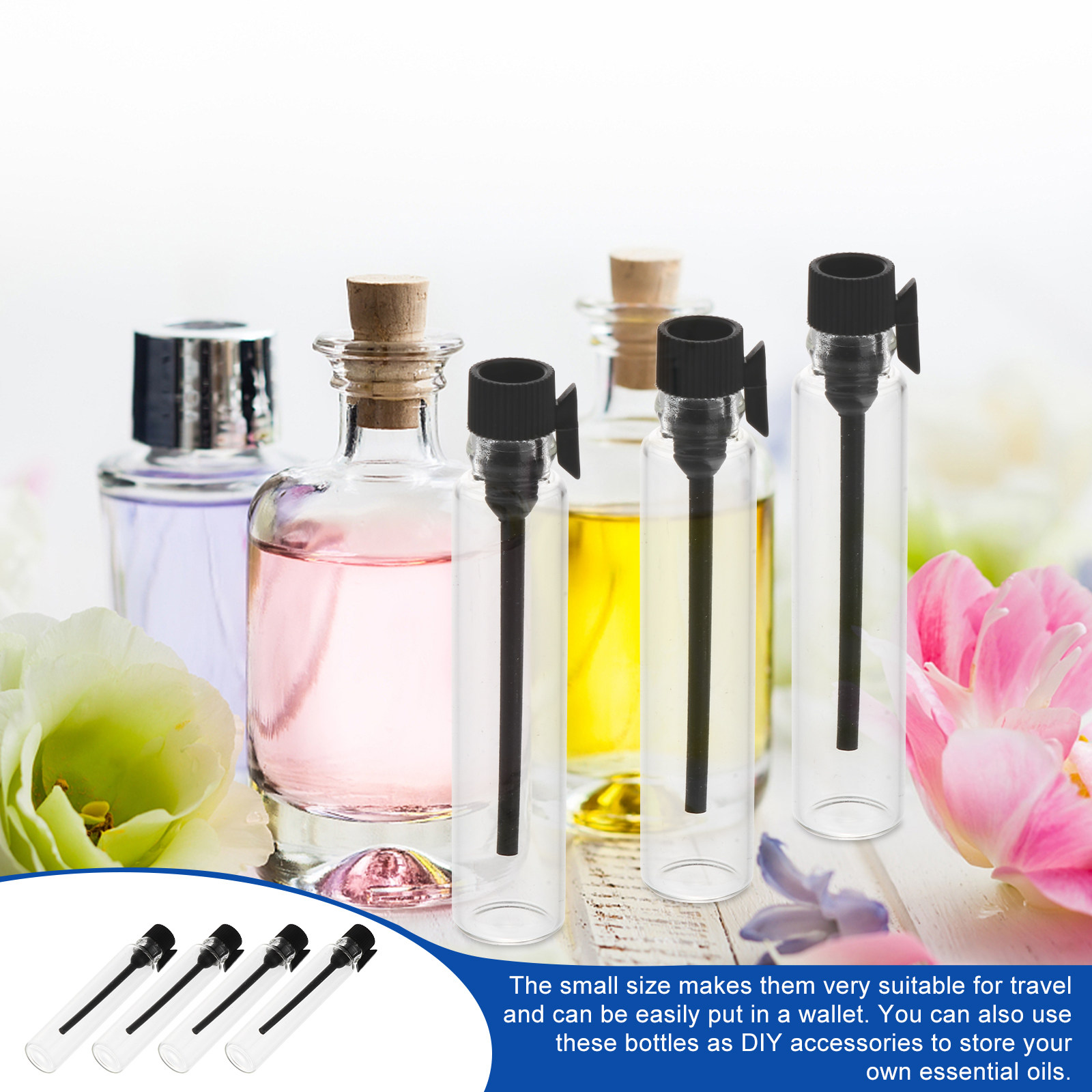 50Pcs 2Ml Essential Oil Bottle - đánh giá và giá Perfume Refill Bottle